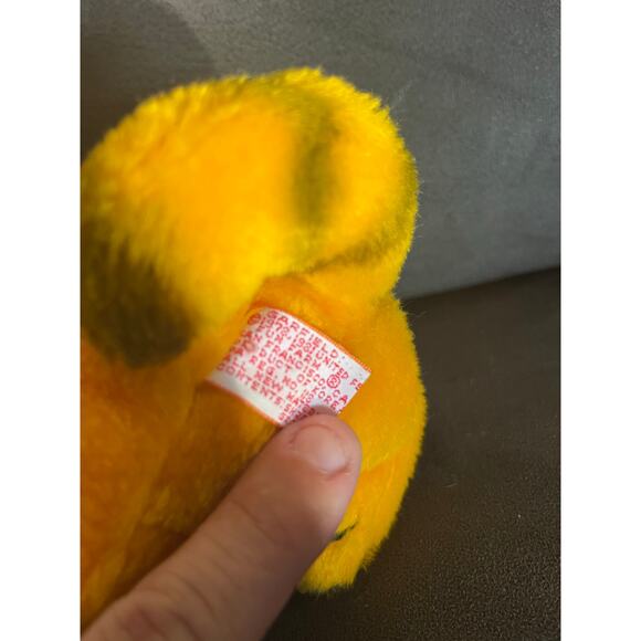 Vintage 1981 Dakin Garfield Christmas Holiday 8” Plush with Candy Crane & Hat - Picture 5 of 5